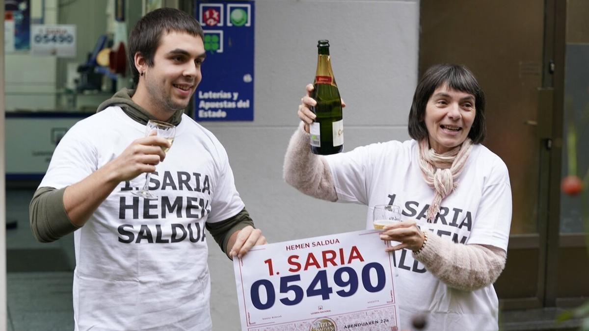 El Gordo del Sorteo de Navidad cae en Azkoitia