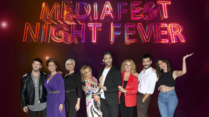 Algunos concursantes del 'Mediafest Night Fever'.