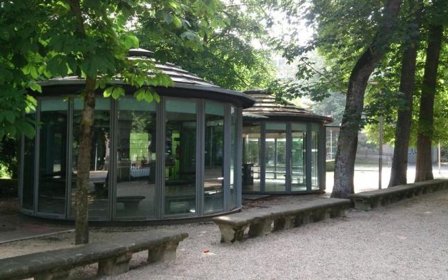 Una de las dos cafeterías municipales del parque de La Florida