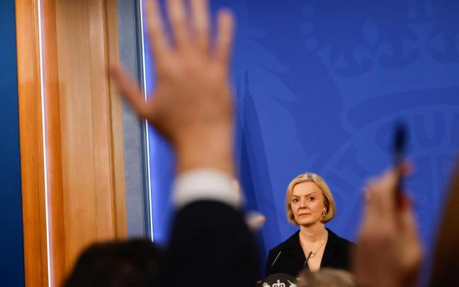 La jefa del Ejecutivo británica, Liz Truss.