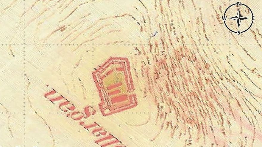 Esa imagen coincide con los planos y cartografías de la época de la segunda Guerra Carlista.