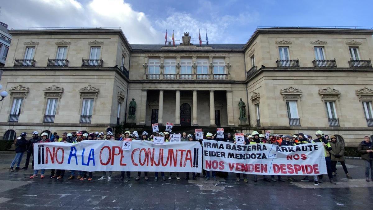 Protesta de los Bomberos este jueves frente a la Diputación