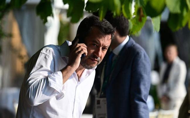 El líder ultraderechista italiano Matteo Salvini. El líder ultraderechista italiano Matteo Salvini.