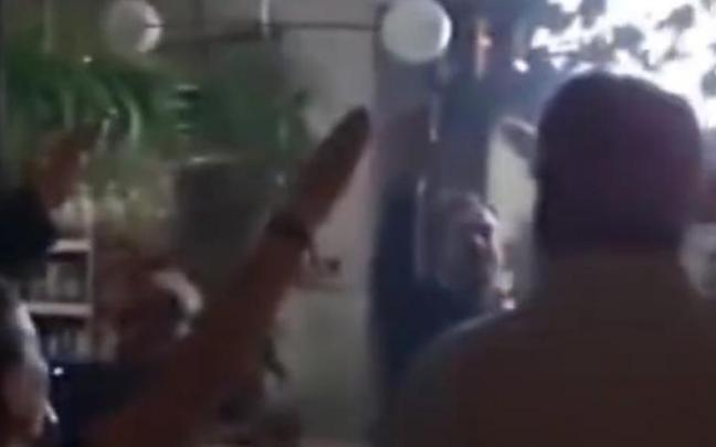 Jaime Celada en el vídeo de la polémica. Jaime Celada en el vídeo de la polémica.