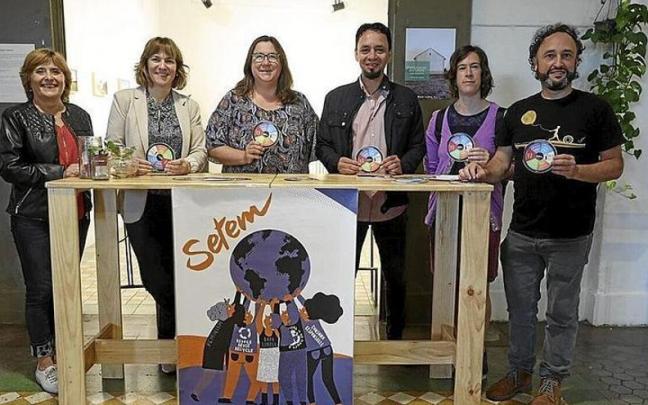 Presentaci&oacute;n del proyecto &lsquo;Rueda de Valores&rsquo;, en el Geltoki de Pamplona.