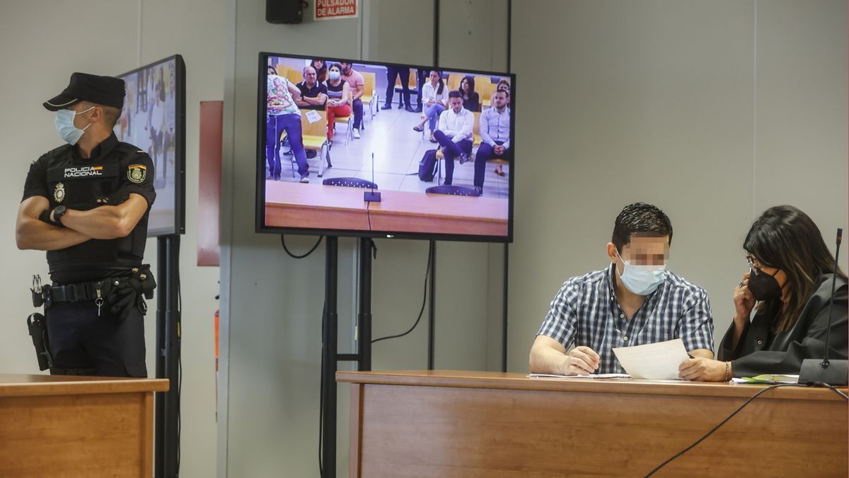 El acusado del asesinato de Marta Calvo, Jorge Ignacio Palma, en el juicio por la muerte de la joven.