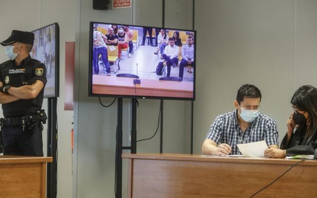 El acusado del asesinato de Marta Calvo, Jorge Ignacio Palma, en el juicio por la muerte de la joven.