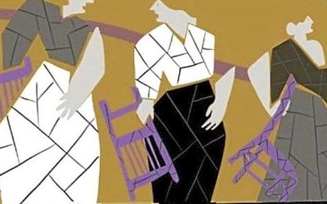 Mural Lezeaga Aretoa, en Llodio.