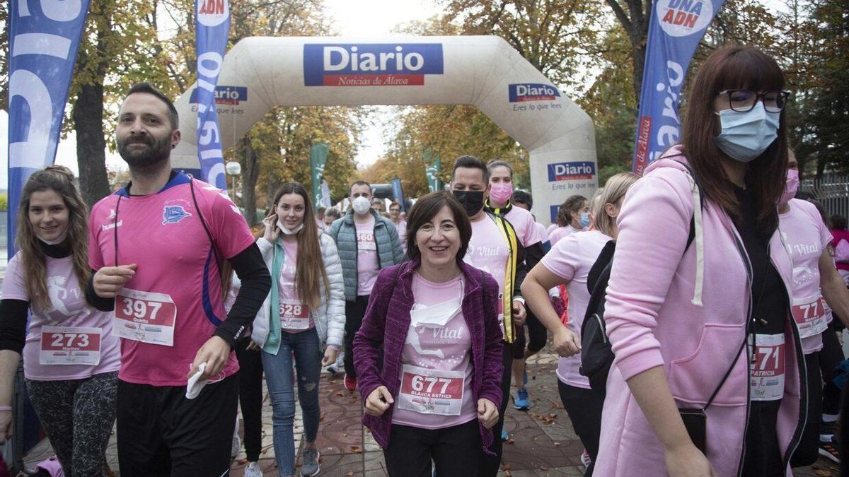 La Carrera Solidaria contra el Cáncer de Mama organizadapor Asamma, una de las asociaciones beneficiarias de las ayudas.