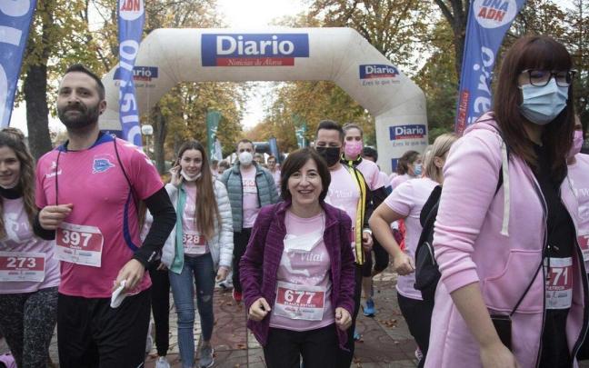 La Carrera Solidaria contra el Cáncer de Mama organizadapor Asamma, una de las asociaciones beneficiarias de las ayudas.