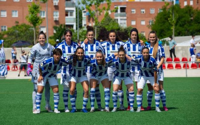 Imagen del once titular que ha logrado la hazaña en Madrid