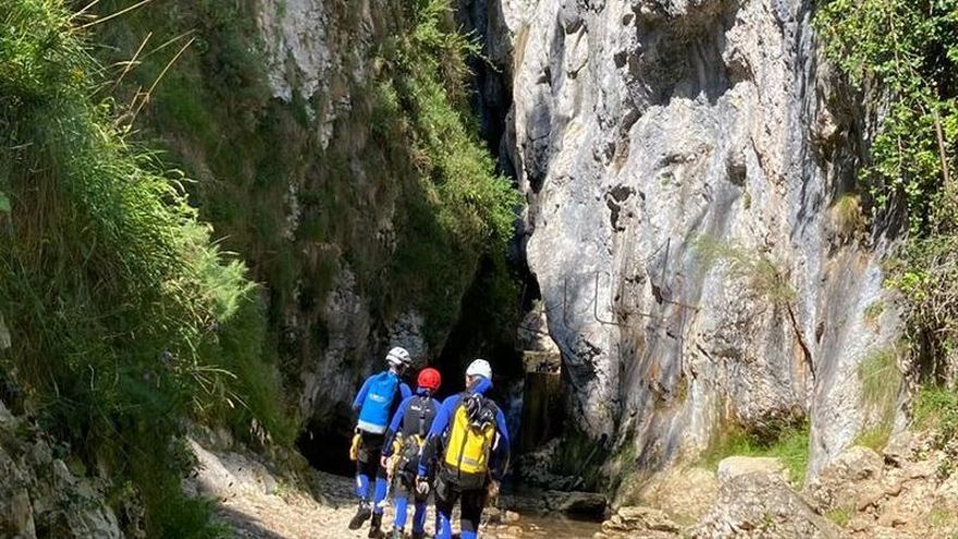 Rescate en el barranco de La Leze