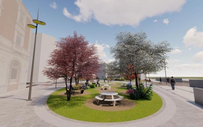 Nueva plaza Pío Baroja de Bilbao Nueva plaza Pío Baroja de Bilbao