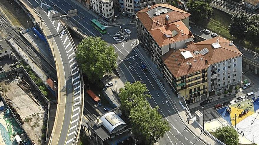 El barrio de Herrera, en Donostia, antes de ser intervenido