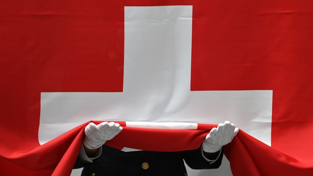 Bandera de Suiza.