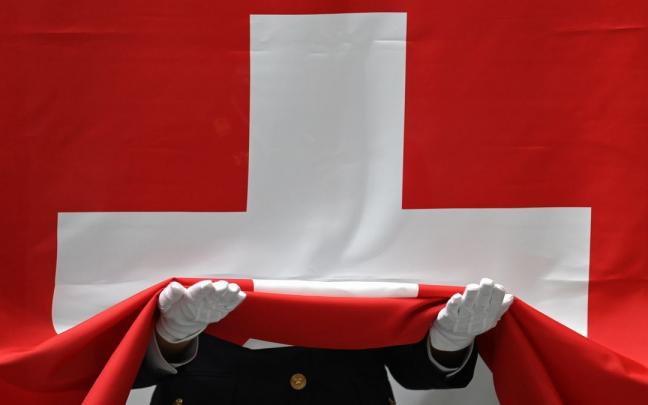 Bandera de Suiza.
