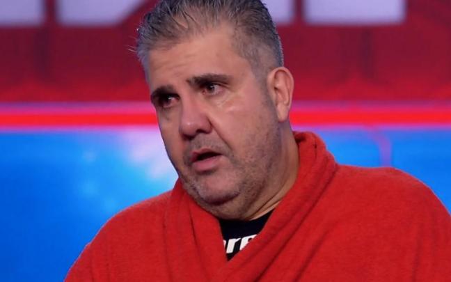 Florentino Fernández, tras la prueba de apnea.