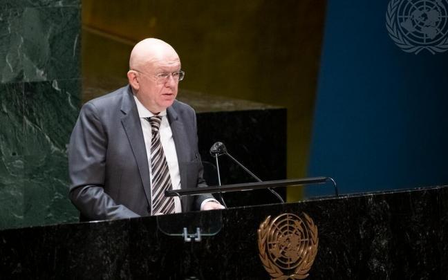 Vassily Nebenzia, Representante Permanente de la Federación de Rusia ante las Naciones Unidas. Vassily Nebenzia, Representante Permanente de la Federación de Rusia ante las Naciones Unidas.