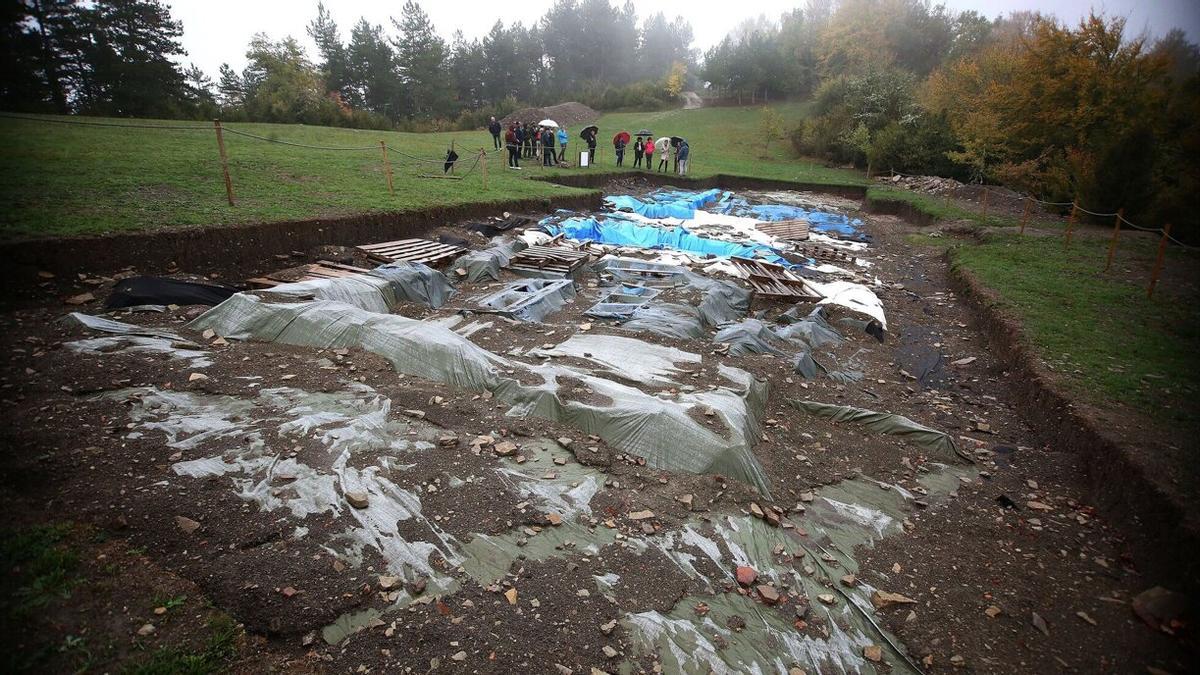 Imagen del yacimiento de Irulegi