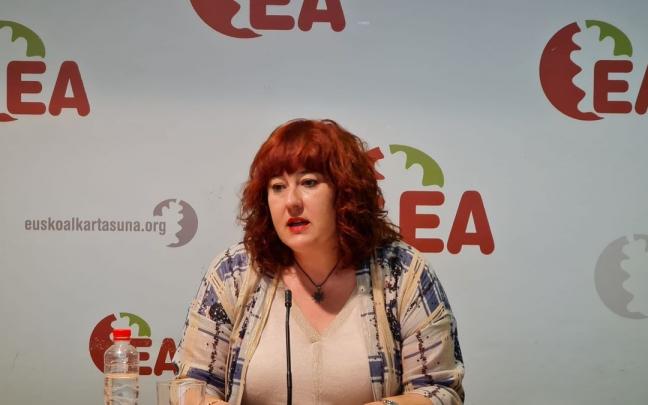 La secretaria general de Eusko Alkartasuna, Eba Blanco, La secretaria general de Eusko Alkartasuna, Eba Blanco,