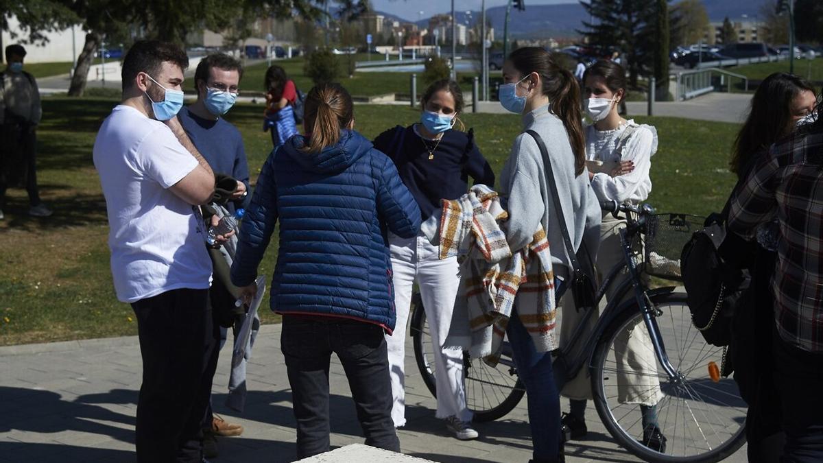 Aspirantes al examen de formación sanitaria especializada del año pasado.