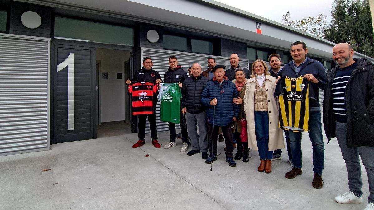 Miembros de los clubs Gurutzeta, Arrontegi y Barakaldo CF.