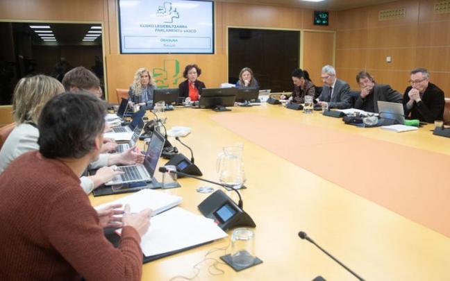 Sagardui comparece en la comisión de Salud del Parlamento Vasco