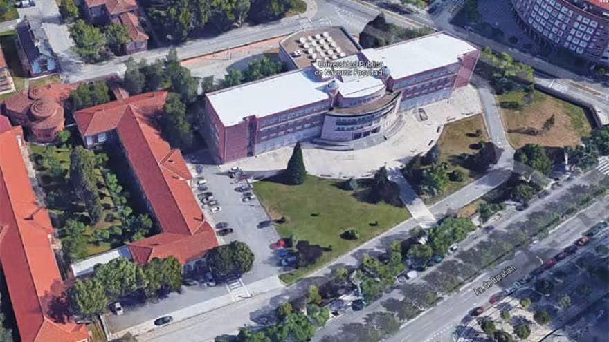 Campus sanitario de la UPNA en el límite entre Pamplona y Barañáin