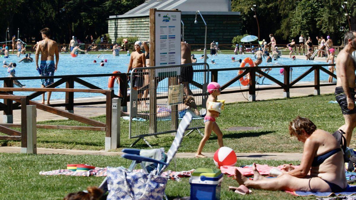 Último día en las piscinas de Gamarra