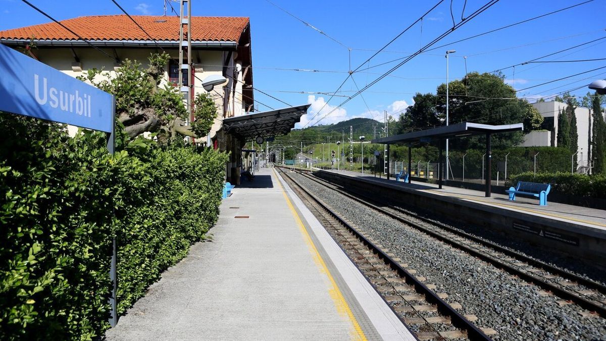 Estación de EuskoTren de Usurbil