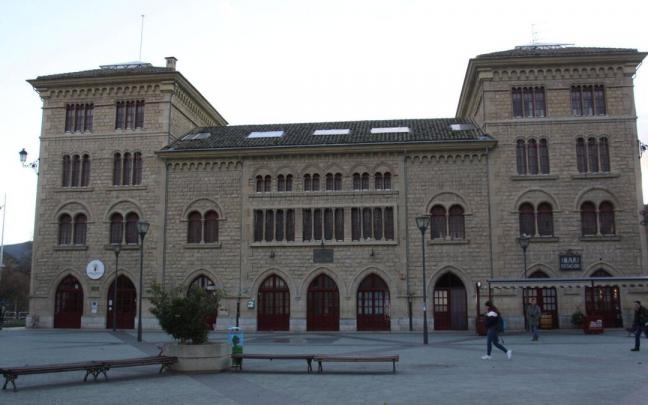 Vista de la estación de autobuses de Estella-Lizarra.