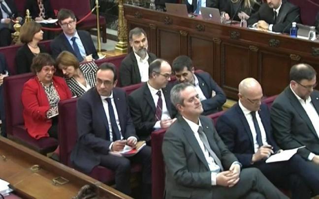 Imagen de archivo del juicio del 'procés' en el Tribunal Supremo. Imagen de archivo del juicio del 'procés' en el Tribunal Supremo.