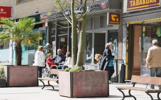 Zona comercial de Larratxo. Zona comercial de Larratxo.