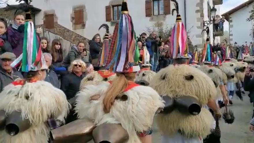 Los Joaldunak vuelven a Ituren