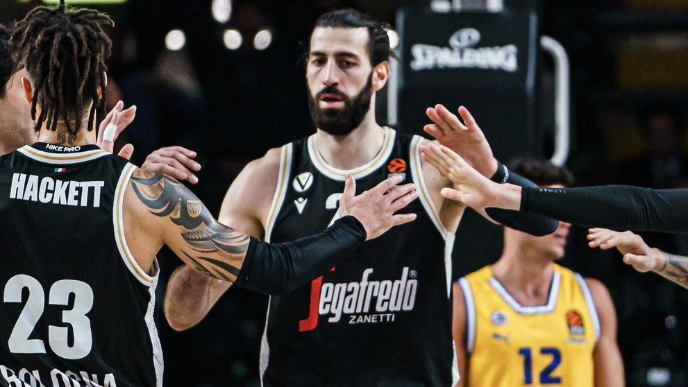 Shengelia vuelve al Buesa Arena con la camiseta de la Virtus Bologna