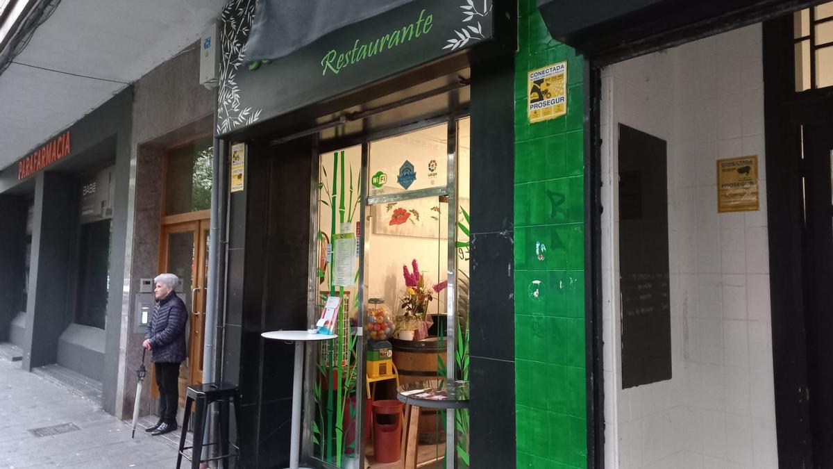 El bar Jardín Zen en la calle Badaia