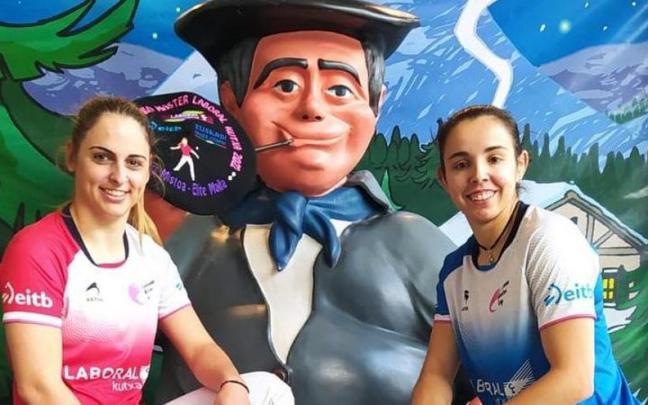 Amaia Alday y Olatz Arrizabalaga, finalistas del Cuatro y Medio. Amaia Alday y Olatz Arrizabalaga, finalistas del Cuatro y Medio.