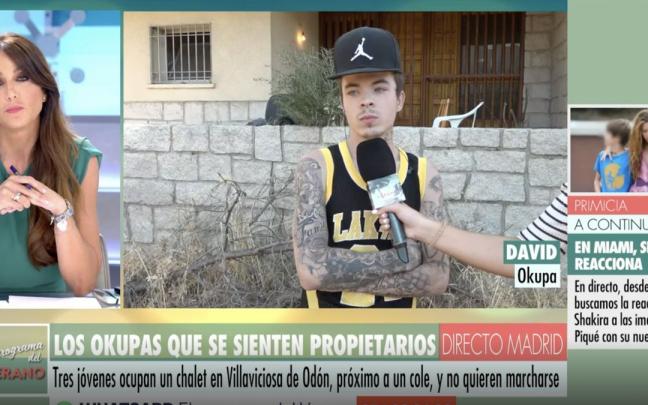 La surrealista entrevista de un okupa en 'El programa del verano'.