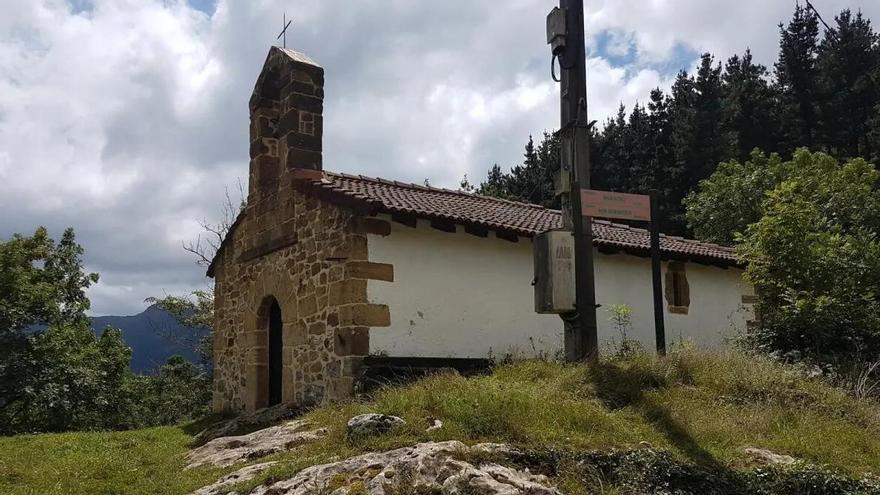Ermita de San Sebastián de Saratxo, en Zaramillo.