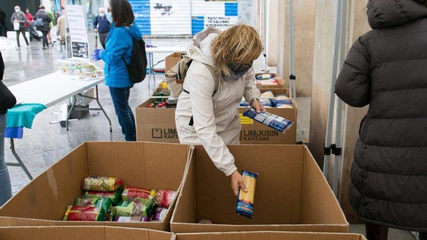 Recogida de alimentos de Zaporeak