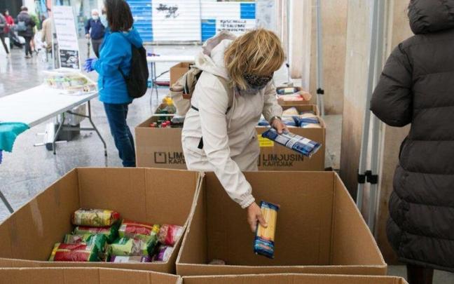 Recogida de alimentos de Zaporeak Recogida de alimentos de Zaporeak