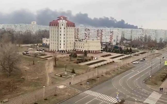 Panor&aacute;mica de la ciudad de Energodar