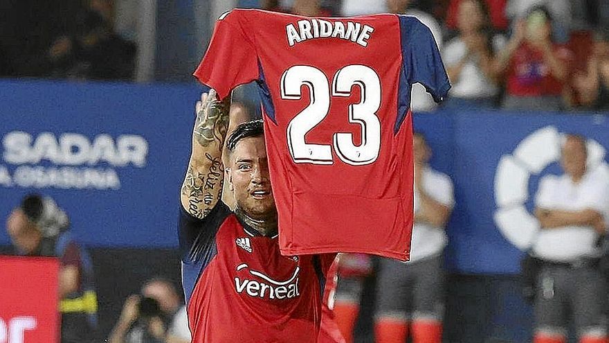 El Chimy Ávila dedica su gol, el primero de la Liga, a Aridane