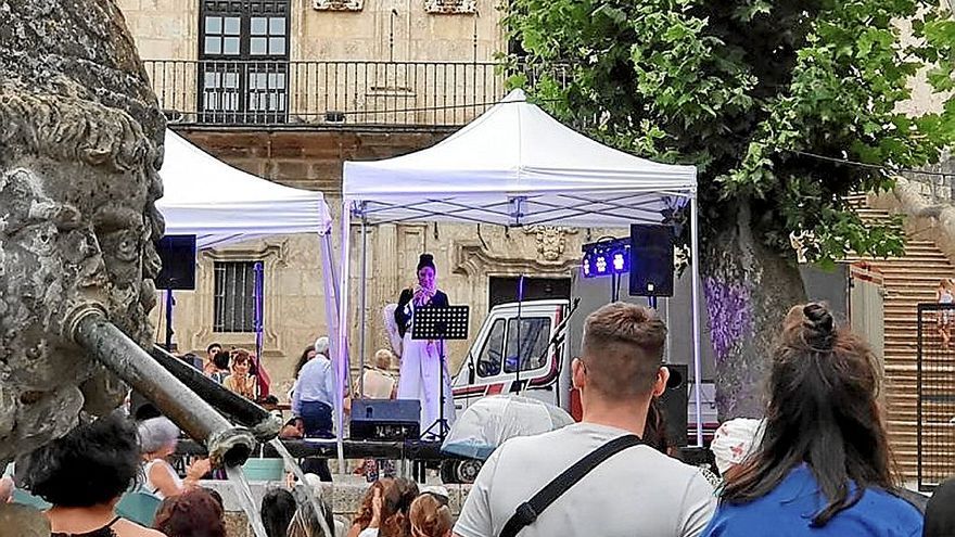 Concierto del miércoles de la Asociación de Mujeres en Estella. | FOTO: D.N.