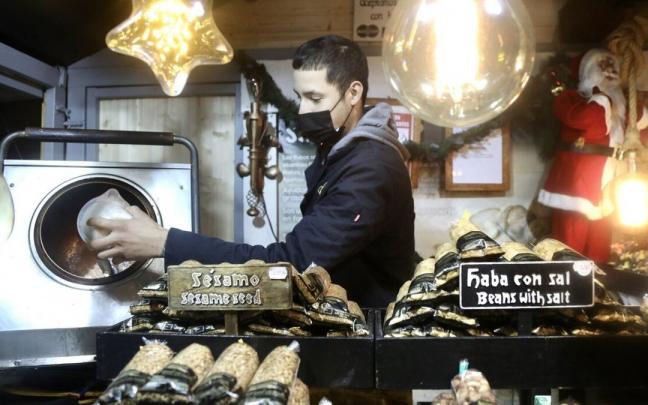 Un puesto del Mercado de Navidad del pasado a&ntilde;o