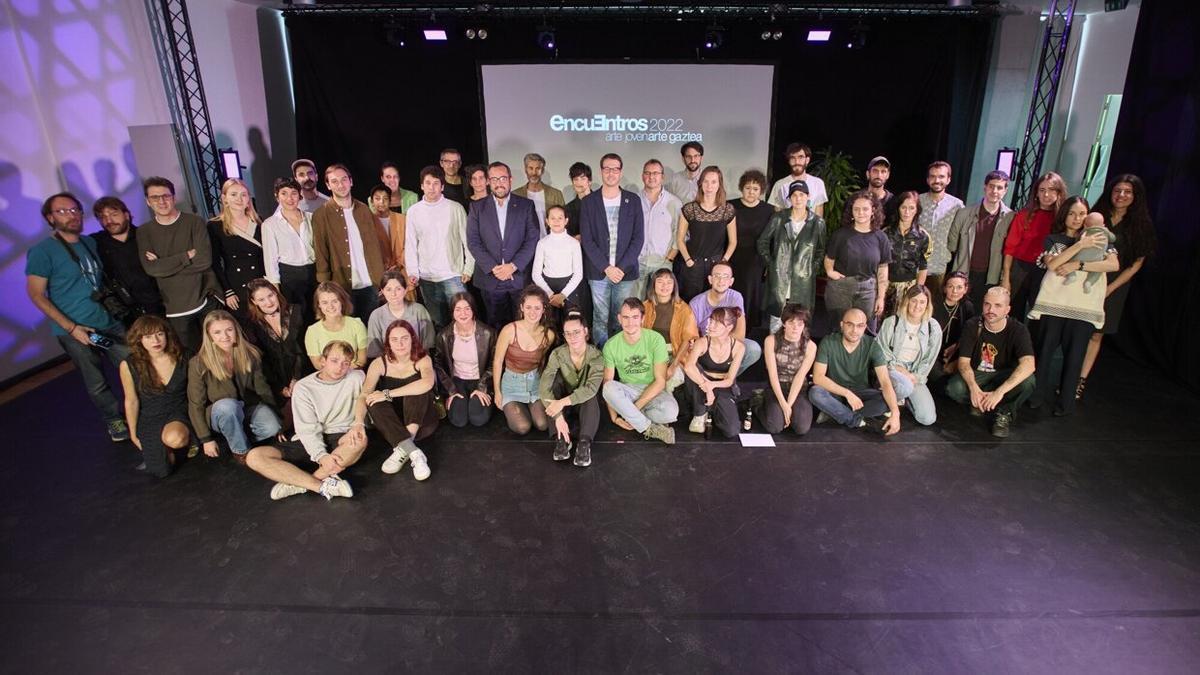 Entrega de premios de los Encuentros de Arte Joven 2022, impulsado por el Instituto Navarro de la Juventud (INJ)