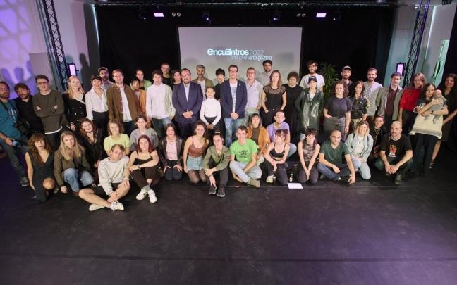 Entrega de premios de los Encuentros de Arte Joven 2022, impulsado por el Instituto Navarro de la Juventud (INJ)