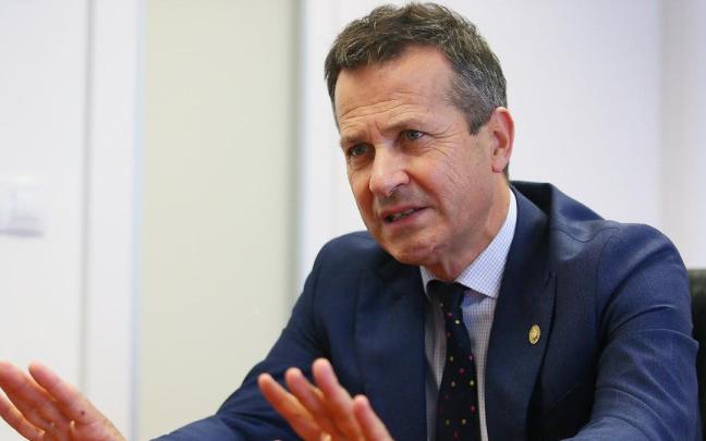 Jokin Bildarratz, durante una entrevista.