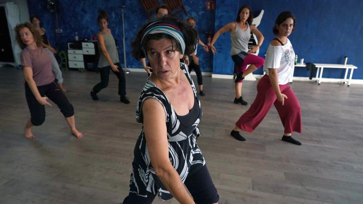 Maitane Zalduegi, en una de sus clases de baile.