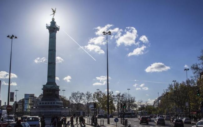 París, en un día soleado.